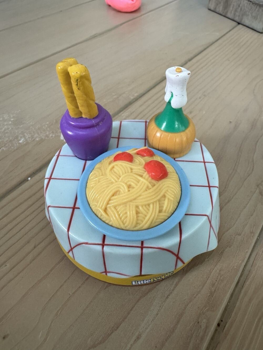 Fisher-Price Little People Disney Lady & Tramp Spaghetti Table Replacement 2012